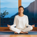 회복탄력성 강화를 위한 기술적 도구 - **Mindfulness & Meditation Apps: Cultivating Calm**
    "A person in their late 20s, with a peaceful...