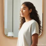 Home 9 회복탄력성을 위한 심리적 기법 - **Prompt:** A young woman, approximately 20-30 years old and ethnically diverse, stands in a brightl...