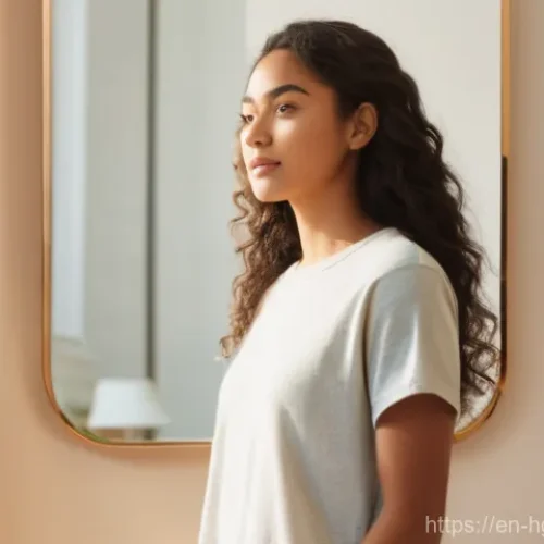 Home 21 회복탄력성을 위한 심리적 기법 - **Prompt:** A young woman, approximately 20-30 years old and ethnically diverse, stands in a brightl...