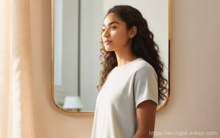 회복탄력성을 위한 심리적 기법 - **Prompt:** A young woman, approximately 20-30 years old and ethnically diverse, stands in a brightl...